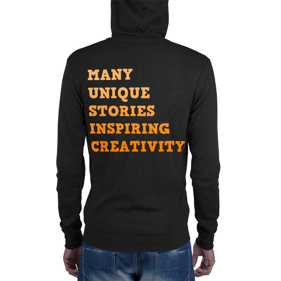 Unisex zip hoodie