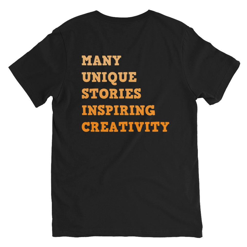 Unisex Short Sleeve V-Neck T-Shirt