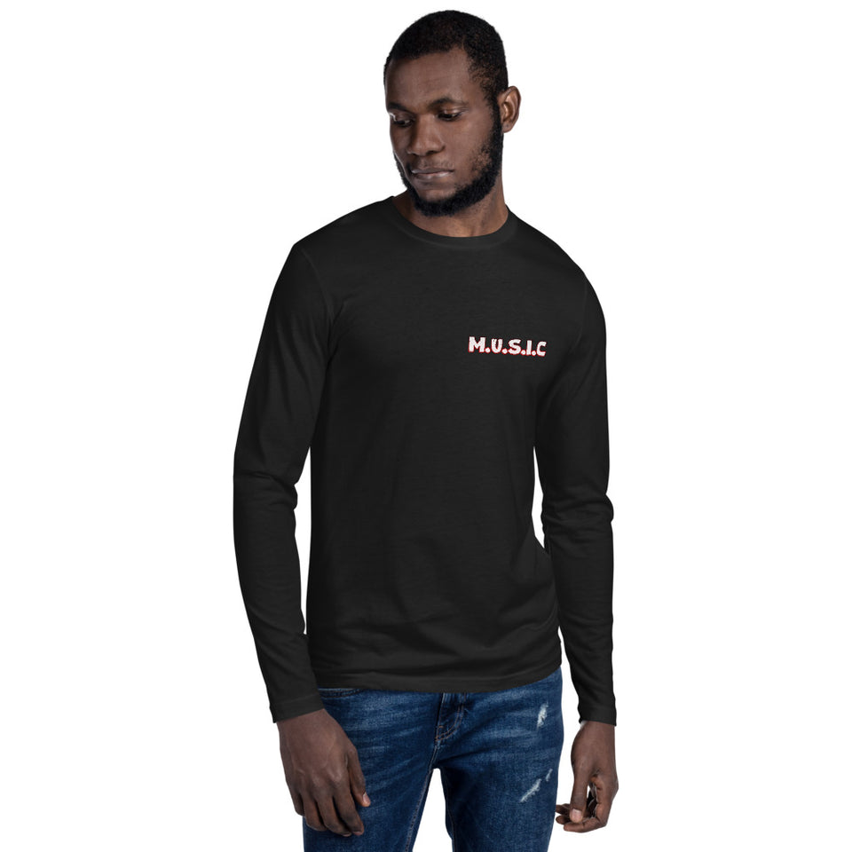 Long Sleeve Fitted Crew